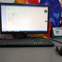 کامپیوتر لنوو core i5با مانیتور ال جی 22 اینچ