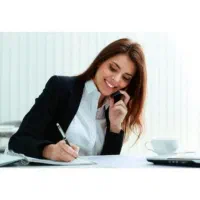 منشی خانم باروابط عمومی بالا