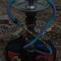 قلیان دو سیب چوب سرخ ...