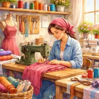 چرخکار راسته دوز مانتوشومیزولباس مجلسی