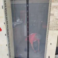پرده آهنربایی مگنتی طلقی توری نایلونی مغناطیسی