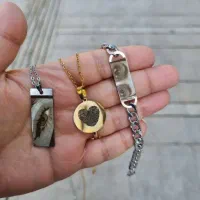 ست دستبند ولنتاین  با حک چشم و حروف دلخواه