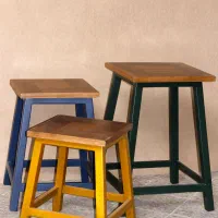 چهارپایه چوبی