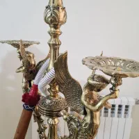 قلیان کاملآ برنزی وزن تنه سنگین