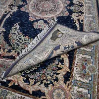 فرش۹و۶و کناره۱/۵ ۱۲۰۰شانه۳۶۰۰تراکم سورمه ای