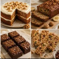 کیک و شیرینی و شکلات و حلوا و شکلات و دسر