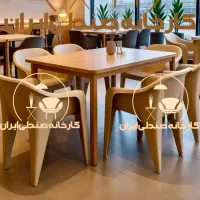 میز و صندلی پلاستیکی غذاخوری رستوران نهارخوری کافه