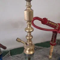 قلیون برنجی پایه بلند