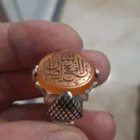 انگشتر نقره خط
