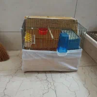 قفس با تمام وسایل باهم