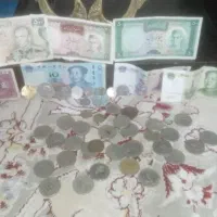 اسکناس و سکه قدیمی نقره کلکسیونی
