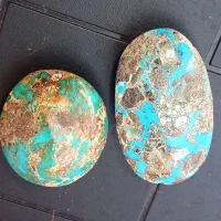 فیروزه نیشابور با اصالت پیریت دار