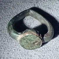 انگشتر خط شجری کهنه