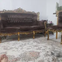 مبل سلطنتی ۹نفره بامیز جلو مبلی