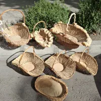 ۷ عدد سبد حصیری تزیینی