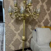 لوستر کنار سالنی برنجی۱۰شاخه