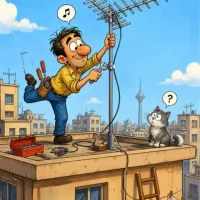 نصب انتن ودیجیتال ونصب دیواری تلویزیون