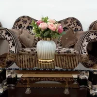مبل 7نفره با سه میز عسلی