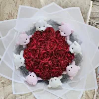 کادو روز دختر دسته گل ربانی