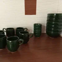پیاله کاسه و لیوان سفالی آکبند