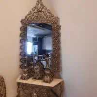 آیینه شمعدان نگین کارشده