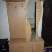 جا کفشی کشودار و کمددار با جا لباسی