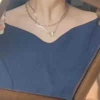 گردنبند دولاین (زنجیر کارتیه و ماری)