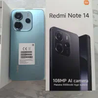 گوشی شیائومی Redmi NOTE 14 درحدنو حافظه 256 رام 8