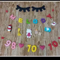 ریسه اسم کودک نمدی زیبا وشیک