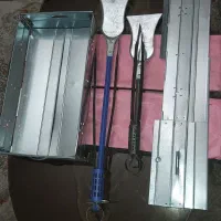 منقل،بادبزن،طناب،انبر و بیلچه وتله موش