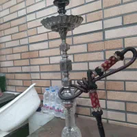 تنه قلیون دوسیب آلبالو با سری   و سینی حاج اوغلی