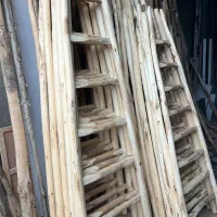 نردبان چوبی یکطرفه و دوطرفه تولیدی وپخش