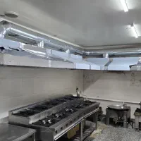 هود صنعتی / فیلتر دار /مرکزی / استیل و گالوانیزه