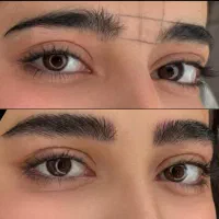 مدل برای میکروبلیدنگ ابرو (در ازگل)