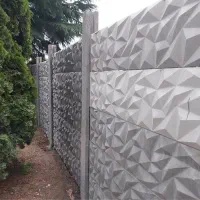دیوار پیس ساخته بتنی سبک