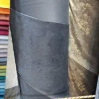 پارچه مخمل چینی طلا کوکب