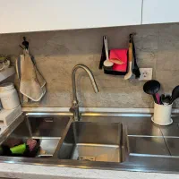 سینک اخوان در حد نو و دو لگن  در ابعاد ۱۲۰ در ۵۰