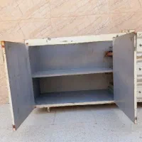 ​کابینت فلزی ۲ درب ۳ کشو (ورق گالوانیزه ژاپنی اصل)