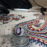 فروش سکه نقره با انگشتر عتیقه ۹۵۰ عیار