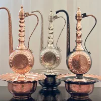 ظروف مسی/آفتابه لگن شیرینی خوری پیاله کاسه گلدان