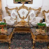 مبلمان استیل سلطنتی*۹نفره*درحدنو