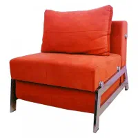 مبل تختخواب شو تک نفره دیانا زرشکی رنگ