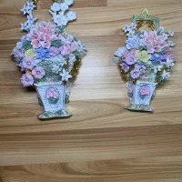 دیوارکوب گلدان چینی آنتیک