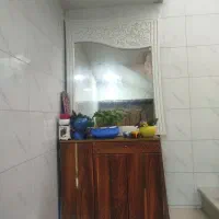آینه رنگ سفید کاملا سالم