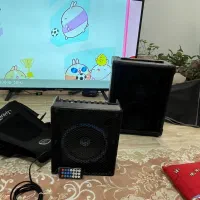 اکو آمپلی‌فایر شارژی نوید الکترونیک + باکس اسپیکر
