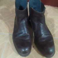 نیم بوت چرم اصل سایز۴۰