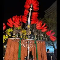 علم علامت چوب بلند ۵ تیغ