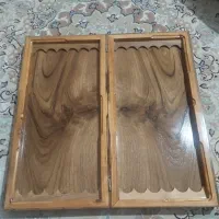 تخته نرد چوبی وزن سنگین نو نوبدون تاس ومهره