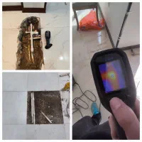 تاسیسات تشخیص ترکیدگی لوله کشی نشتیابی رفع نم وچکه