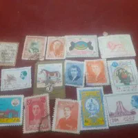 ۱۵عدد تمبر قدیمی